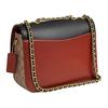Coach Madison 24 Camellia Logo Turnlock Shoulder Bag Women Shoulder Bag Embroidered-Red Black CW454-B4WG4