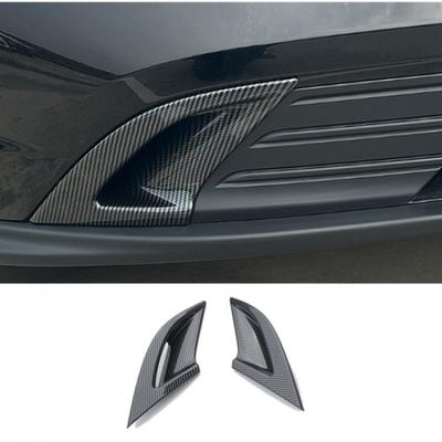 Carbon Fiber Front Fog Light Lamp Trim for Honda Accord