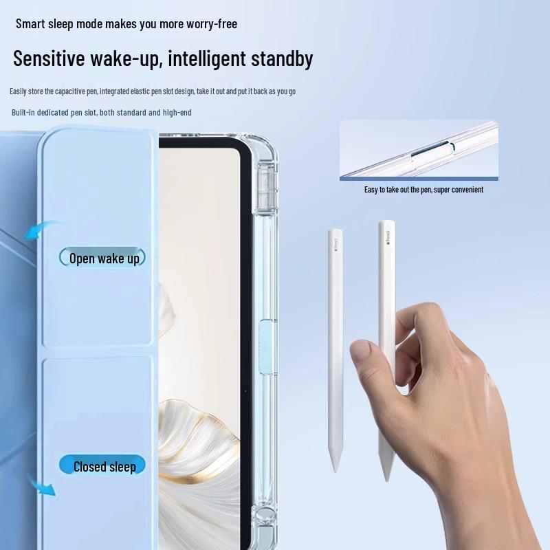 Versatile Honor Tablet 10 Case X9pro 11.5-inch, Y-shaped X8a Acrylic X9a with Pen Slot 12.1