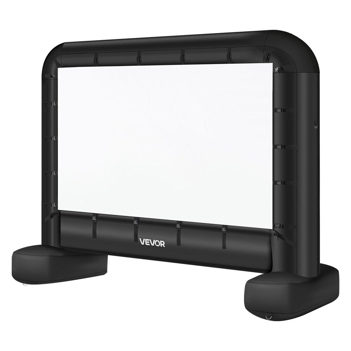 Buying Solutions, MB 14 ft Opblaasbaar Film Scherm 16:9 600D Filmprojectie met Draagbare Tas