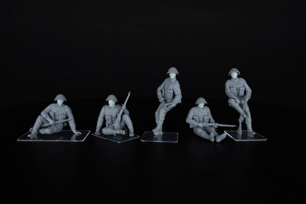 Miniart British Tank Western Resin Head Plastic MA35496 1/35 Rider, Europe, Model, (Person)