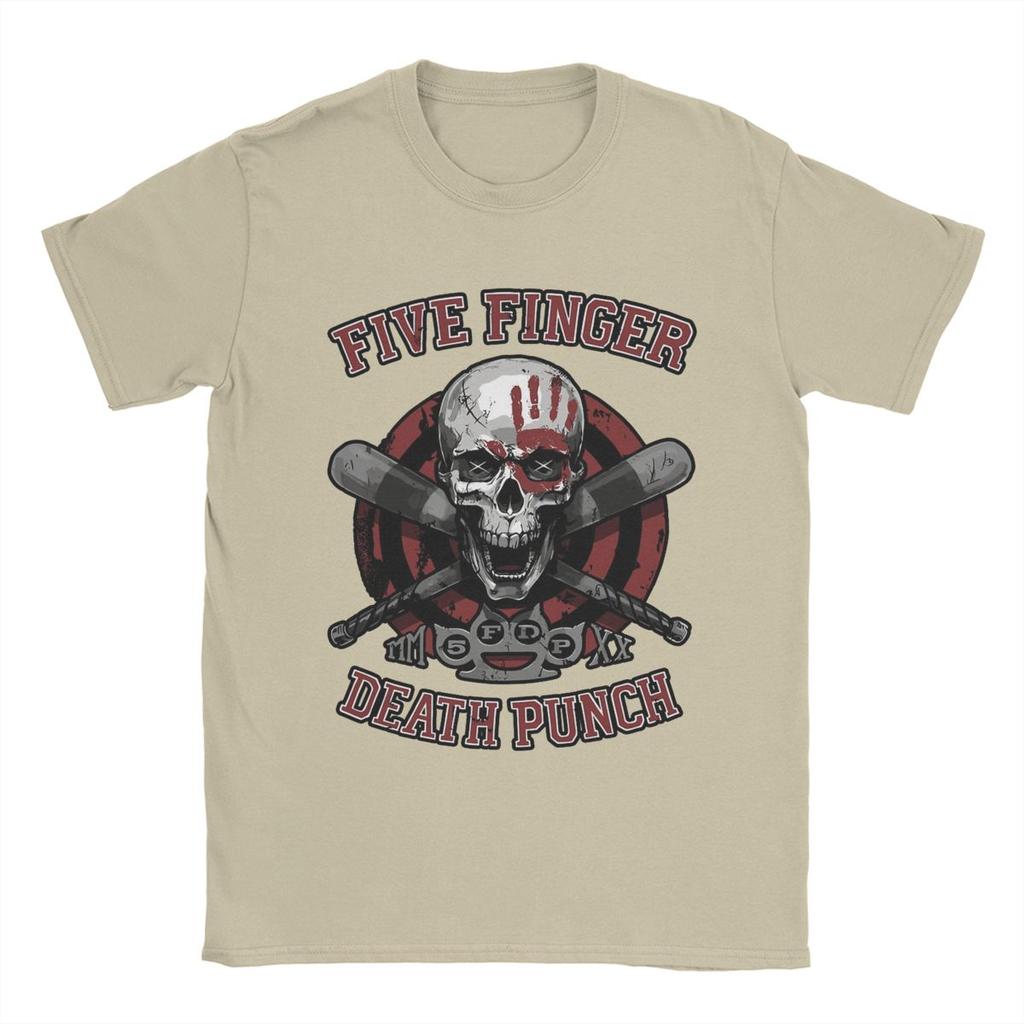Five Finger Death Punch 5FDP T Shirt Men Pure Cotton Novelty T-Shirts O Neck Tee Shirt Short Sleeve Tops Gift Idea