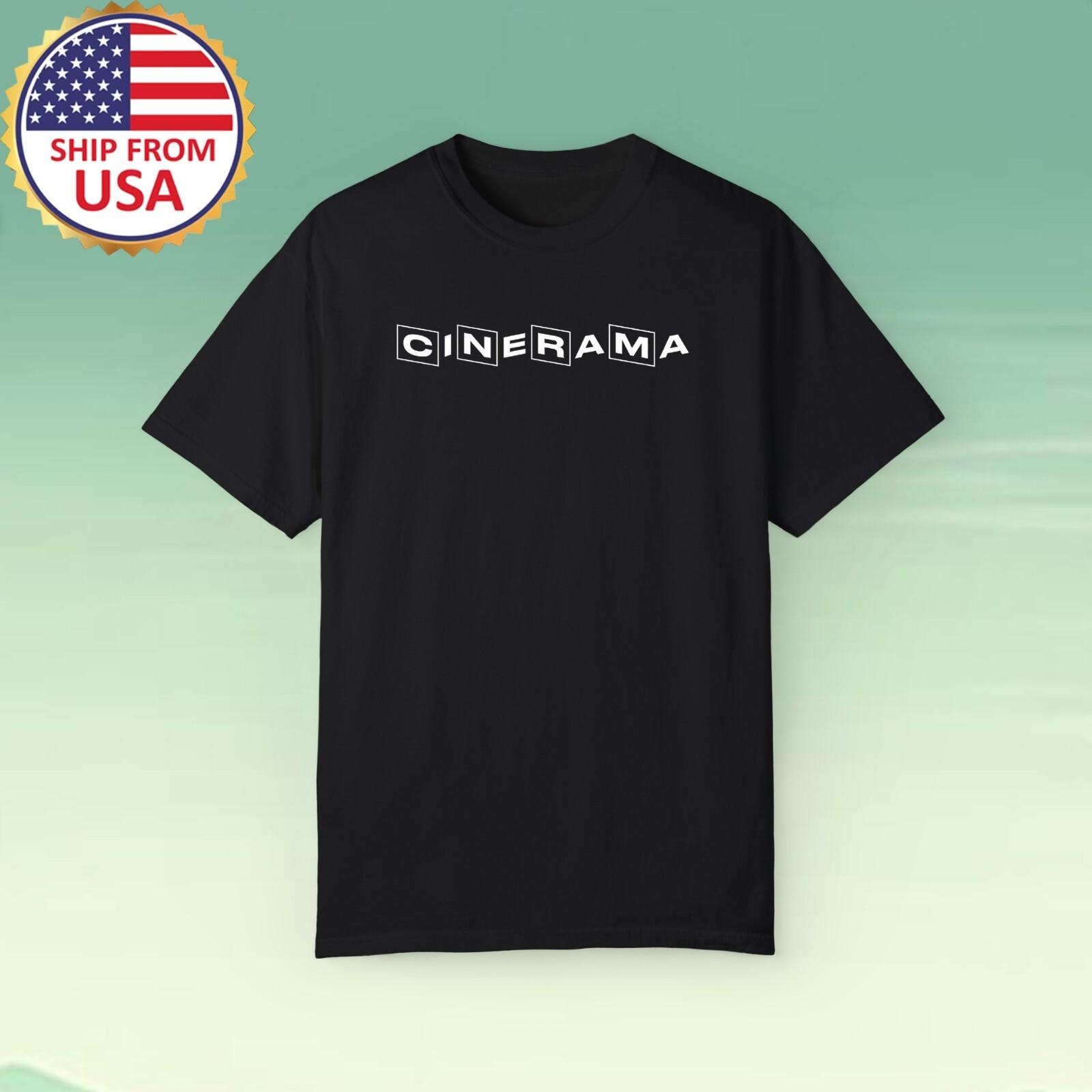Cinerama Men#039;s Black Size S5XL Unisex T-Shirt L