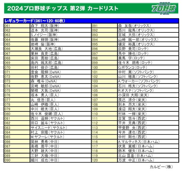 Calbee Professional Baseball Chips 2 48 bags Vol.