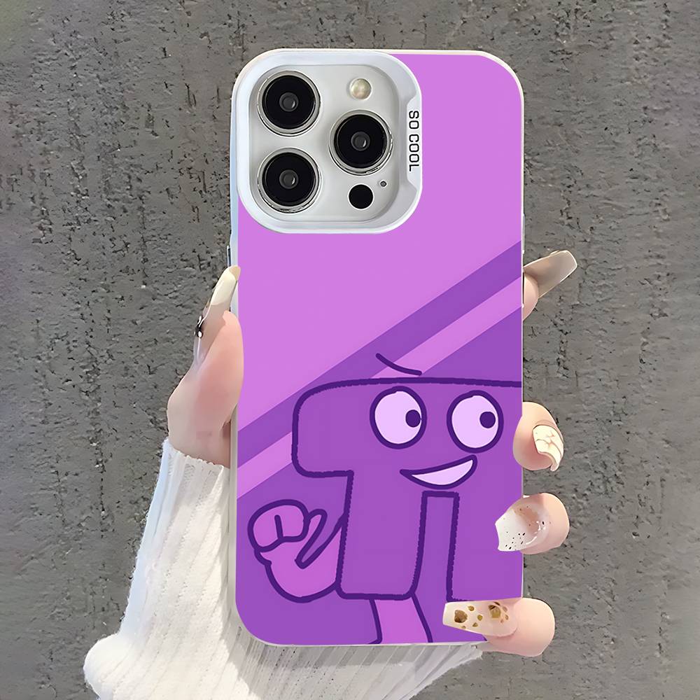 Battle For Dream Island Phone Case For iPhone 17,16,15,14,13,12,11,Pro,XS,Max,Plus,Mini,SE White Candy Matte Shockproof Cover