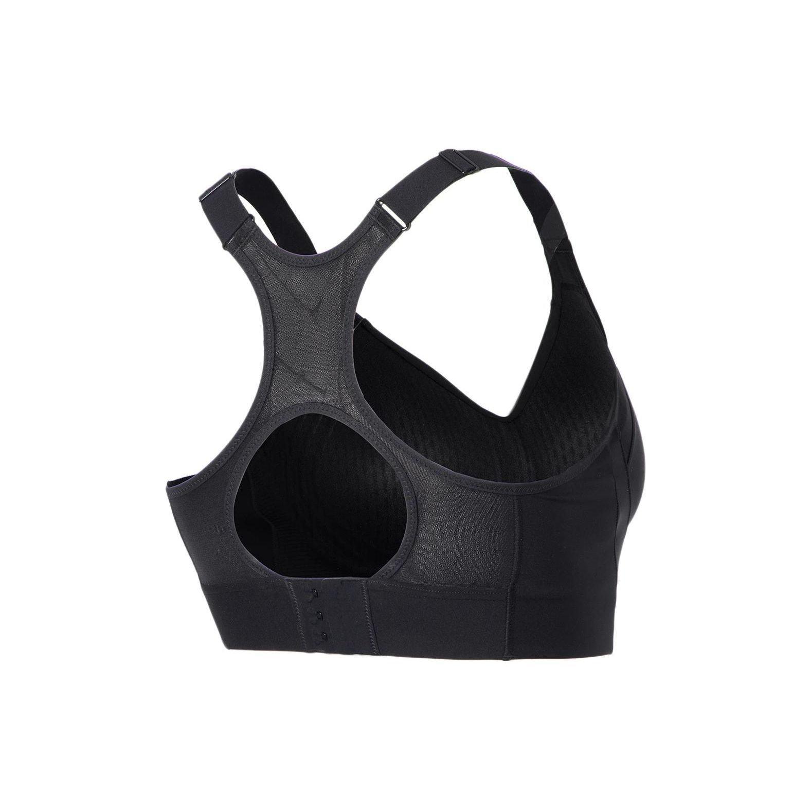 Li Ning Fitness Series однотонный дышащий спортивный бюстгальтер с высокой поддержкой — фото 3