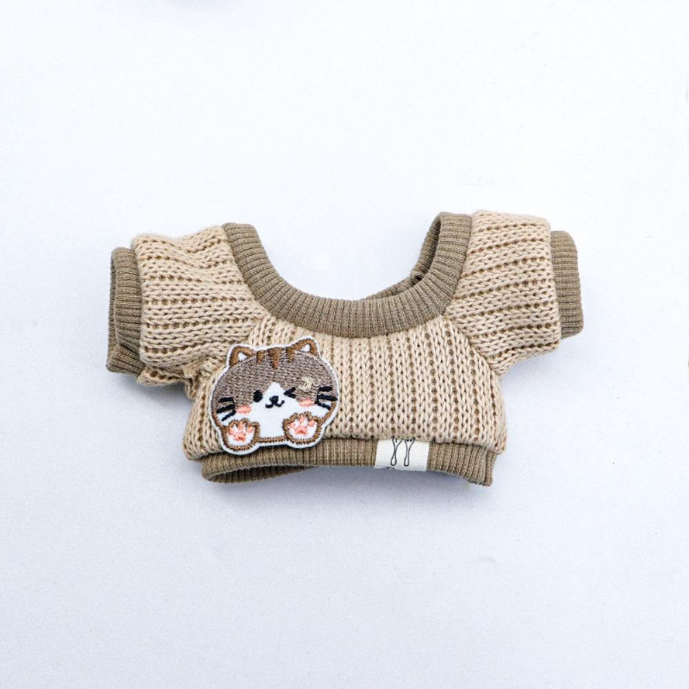 Lovely 20CM Cotton Doll Clothes Dress up DIY Doll Accessories Cute Sweater Shorts Suit Kids Toys
