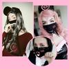 Masque Émoticône Mode: Masque Anti-poussière en Coton Respirant Amusant pour le Vélo - Design Anime Unisexe