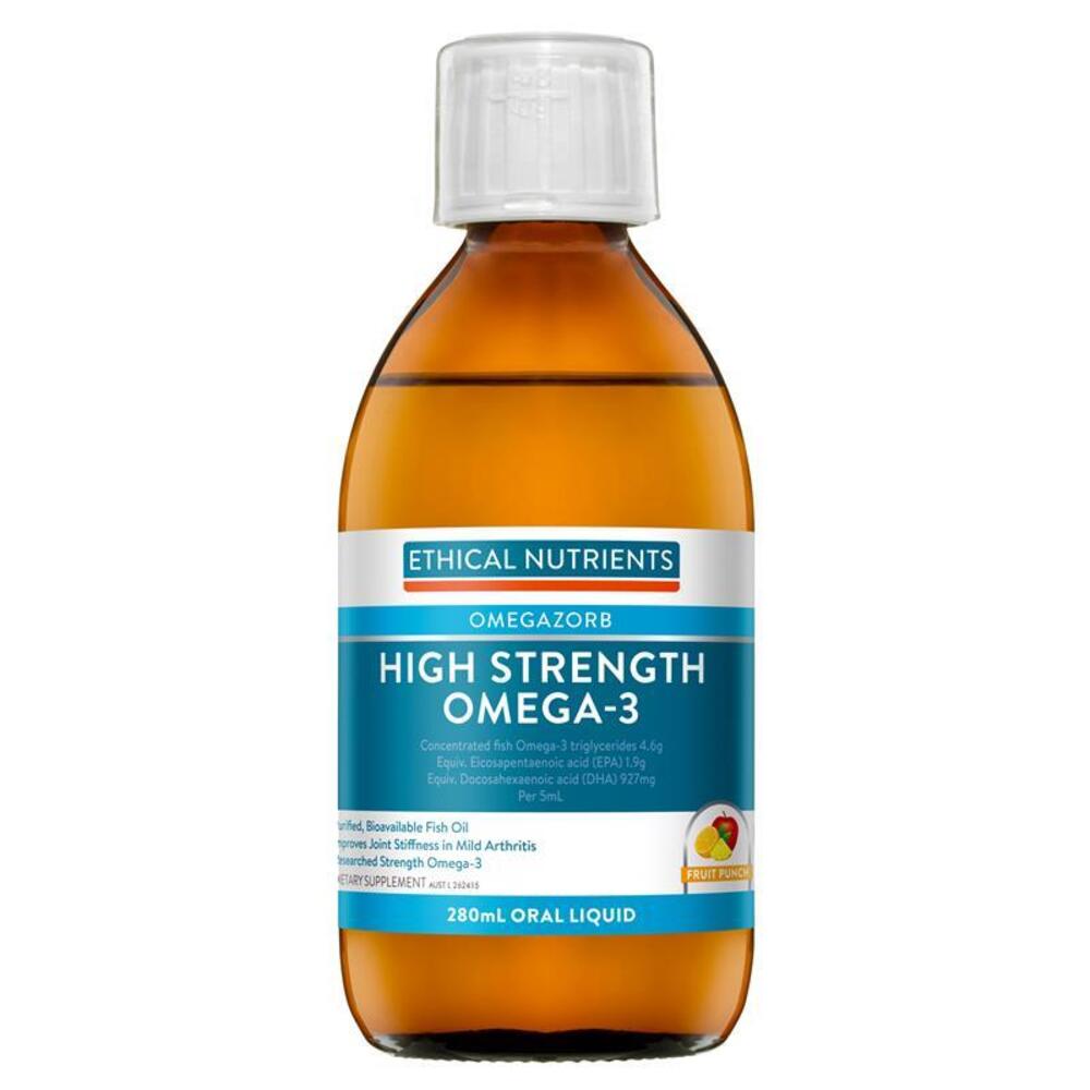 Ethical Nutrients High Strength Omega 3 Fruit Punch 280mL Liquid