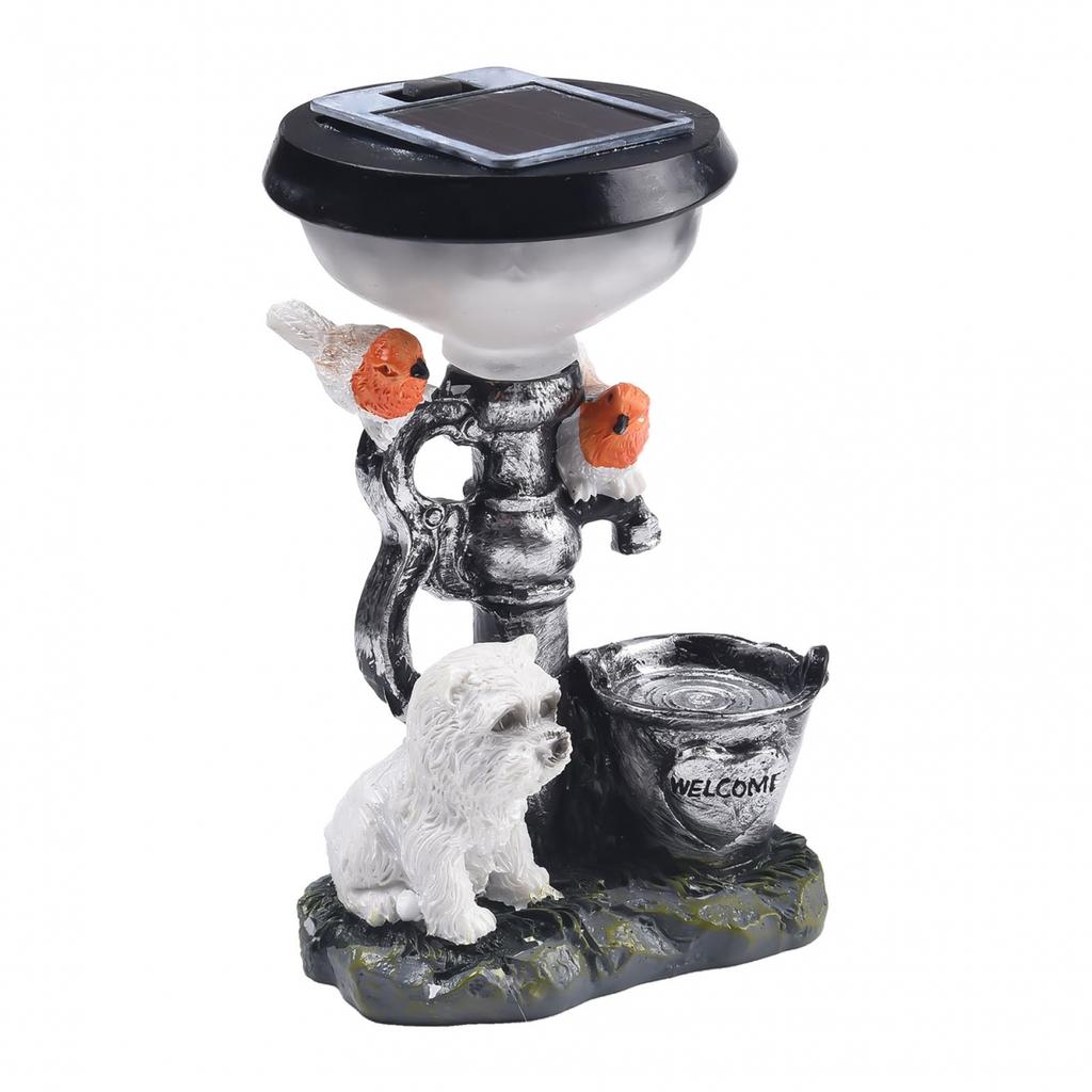 12*6*6cm Garden Decoration Animal Shaped Resin Solar