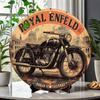 Retro Enfield Motorcycle Metal Tin Sign 8x8 inch Garage Wall Art Home Decor Bar Man Cave Poster