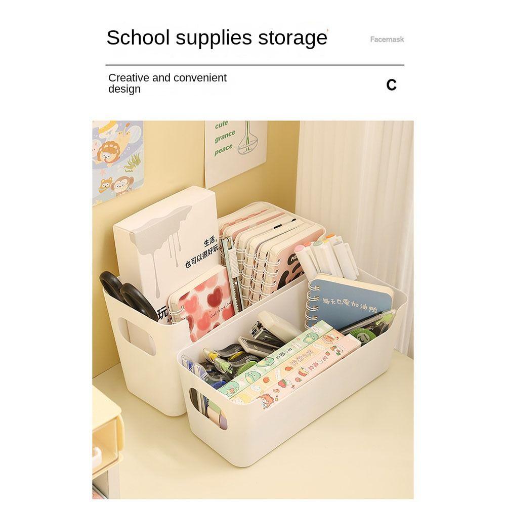 Large Capacity Desktop Storage Box Stackable Sundries Storage Boxes Storage Drawer  Fruit Cosmetic