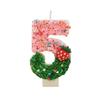 Strawberry-Shaped Birthday Cake Candles: Cute & Creative Number Decorations for Parties