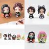 Adorable 8 Piece Q Version Sitting Demon Slayer Nezuko Toy Doll Capsule Figures Collection