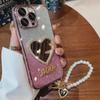 Love Makeup Mirror Phone Case for Apple iPhone 12-14, Glitter All-Inclusive Lens, Fits 15 Pro Max