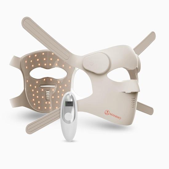 

4D LED Маска для светотерапии лица 9 режимов света для омоложения кожи, против старения, от акне, пигментных пятен Беспроводная, из мягкого силикона, эргономичная посадка