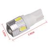 2 Stück/1 Stück T10 W5W 158 192 Xenon-Backup-Glühbirnen LED CANBUS 6SMD 5630 Innenbeleuchtung