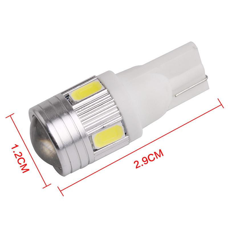2 Stück/1 Stück T10 W5W 158 192 Xenon-Backup-Glühbirnen LED CANBUS 6SMD 5630 Innenbeleuchtung