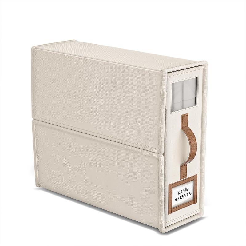 1pcs Sheet Quilt Cover Storage Box Fabric Bed Quilt Home Wardrobe Duvet Cover Storage Box Storage Box