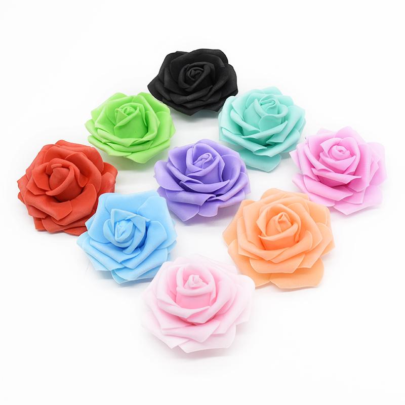 10/20PCS Artificial Roses Decorations for Home Fake Flowers Wedding Decoration Scrapbooking Bridal Accessories Clearance Garland