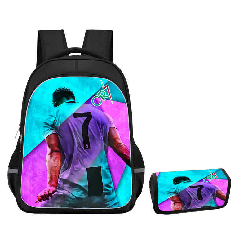 Zaino Circondato da Stelle dello Sport Borsa da Scuola da Uomo e da Donna Astuccio a Flip Casual
