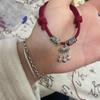 Tibetan Style Bell Safety Lock Bracelet Gift for Girlfriend or Best Friend