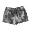 adidas Originals Loose Tie-Dye Print Straight Leg Casual Shorts Women Shorts Black GE5252