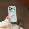 Blue Polka Dot Bubbles Goldfish 3D Case for iPhone 17 Pro Max 16 Pro 15 14 Full Cover Anti Drop Double Layer Protective Phone Cover