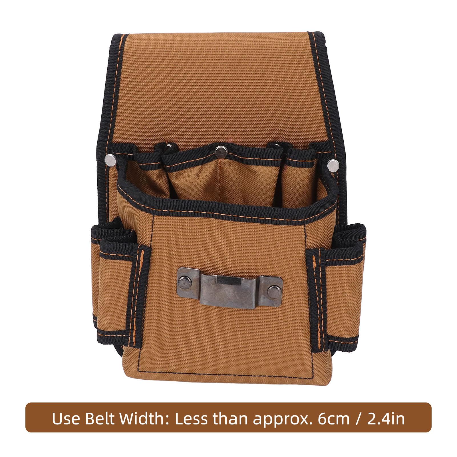 Electrician Tool Pouch Bag Carpenters Professional Riveted Reinforcement Organizer Tool Holder T1006 Electrician Tool Pouch