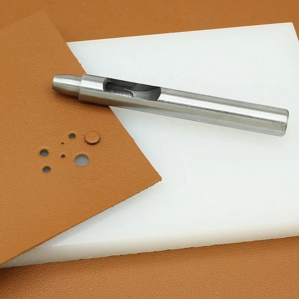 1Pcs Straight Head Leather Craft Tool DIY Leather Punch  Sewing Bag Shoes Belt Watch Band