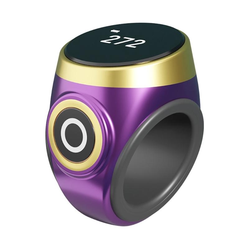 Cyfrowy licznik palców z alarmem wibracyjnym Elektroniczny licznik Przenośny cyfrowy licznik do śledzenia czasu modlitwy Prezent