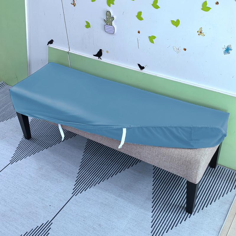 

Эластичный чехол для скамейки из искусственной кожи, водонепроницаемый, 1 шт., чехлы для скамеек в столовой, съемные, моющиеся, протектор для скамеек в гостиной