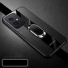 Plexiglass PU Leather Phone Case For Honor 200 Pro Magnetic Metal Ring Stand Holder Shockproof Soft Cover For Honor 100 90 Lite