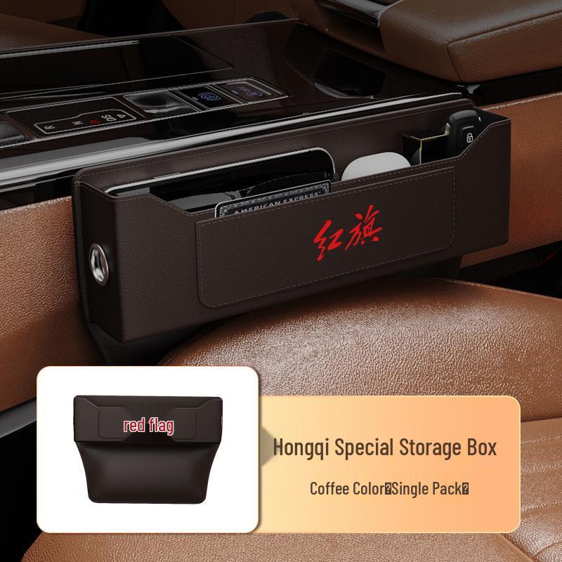 Compatible with Hongqi HS5/HS3/HS7/H5/H6/H7/H9 Car Seat Gap Storage Box