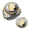 Neuer Ring Zweifarbig Hip-Hop Schmuck Trendiger Herrenschmuck