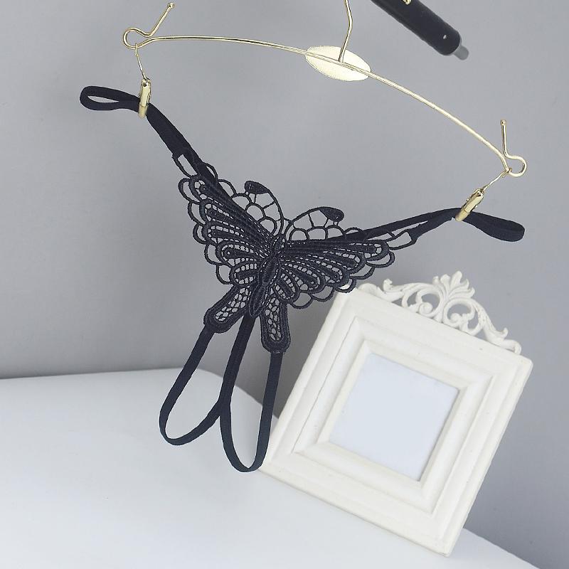 

Женские трусики-бабочки с вышивкой кружевное бесшовное белье 145