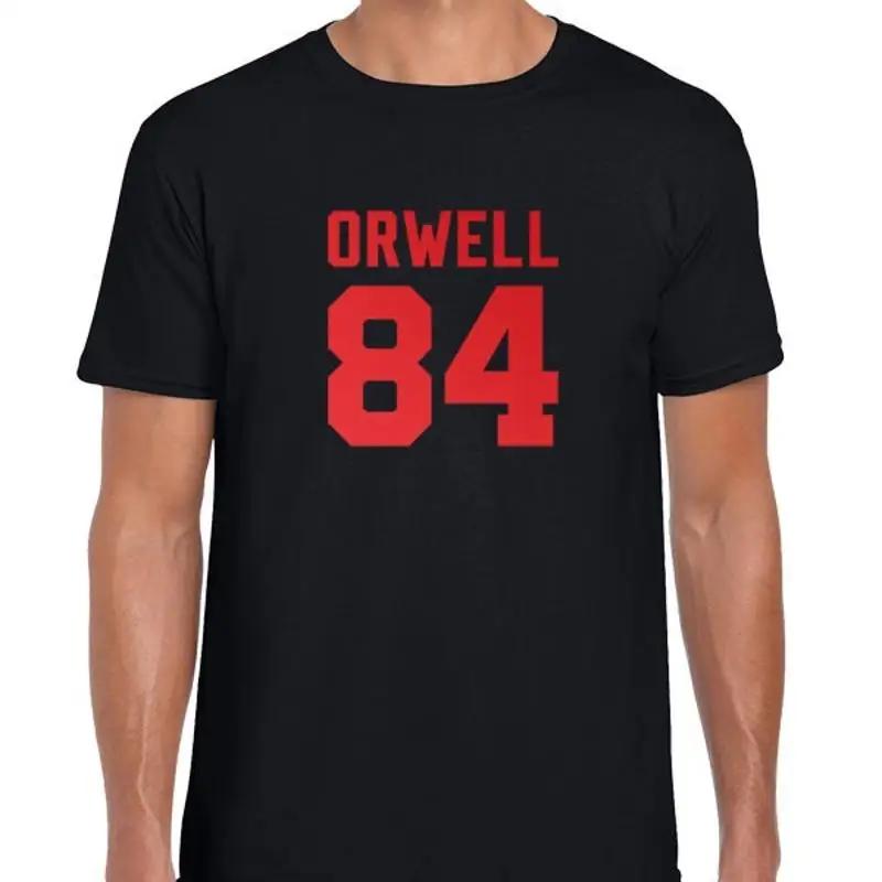 ORWELL 84 INGSOC United Big Brother George Nineteen Eigthy Four T Shirt