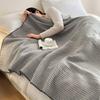 A-Class Double-Layer Cotton Quilted Blanket: Multi-Functional Summer Quilt for Office & Home