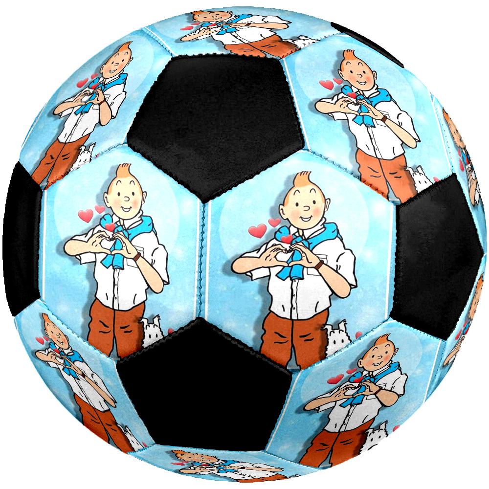 The Adventures of Tintin Theme Size 5 Soccer Ball, Suitable for Both Indoor and Outdoor Matches, a Gift Suitable for Everyone.