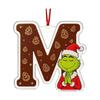 26 Letters Christmas Hanging Ornaments 2D Acrylic Home Decorations for Holiday