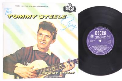 10inch Record TOMMY STEELE - Tommy Steele Story LFT1288 DECCA UK Rock Used