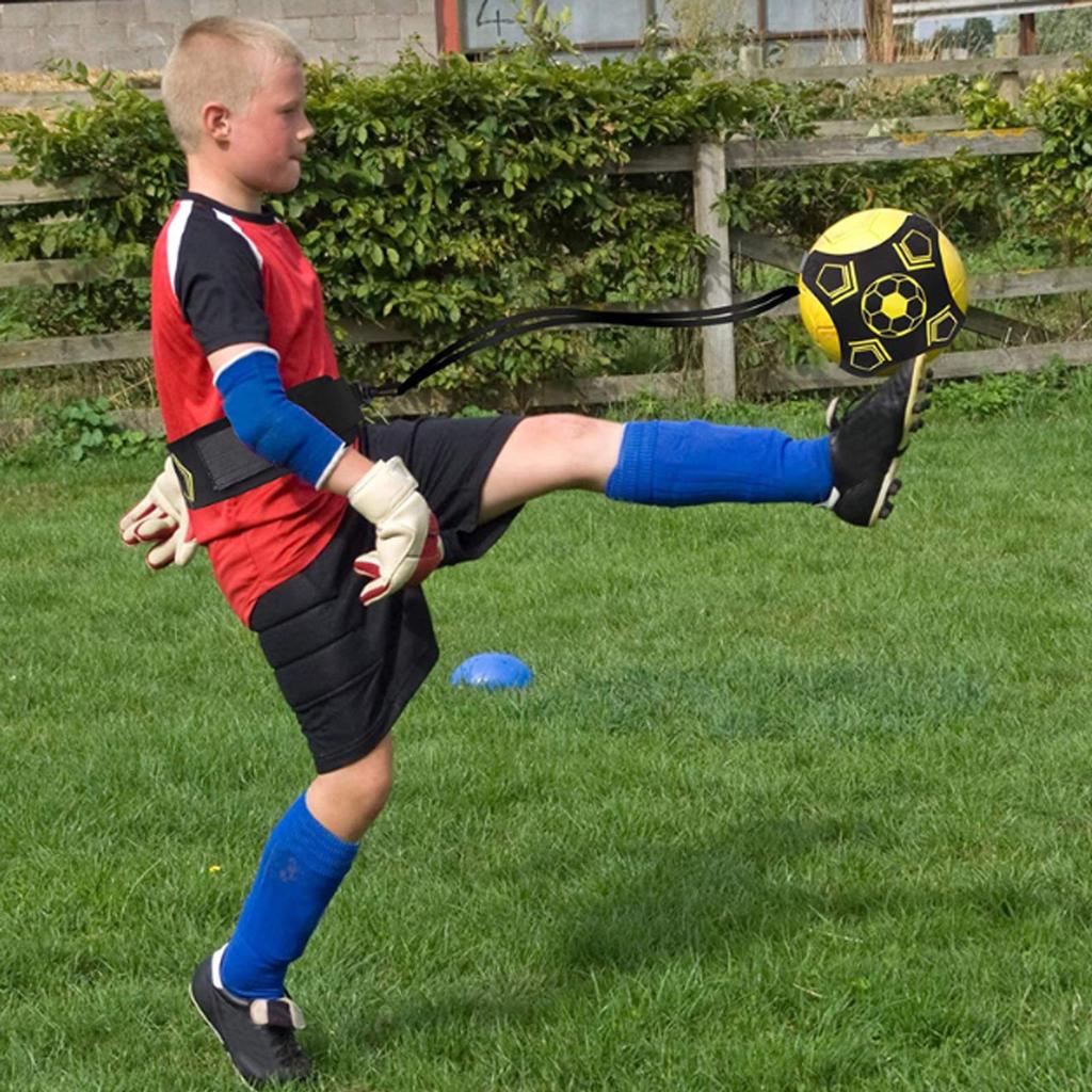 RICISUNG Soccer Trainer, Practice Kit, Training Belt, Soccer Kick Trainer, Family Sports, Ball Training, Adjustable, Kids Soccer