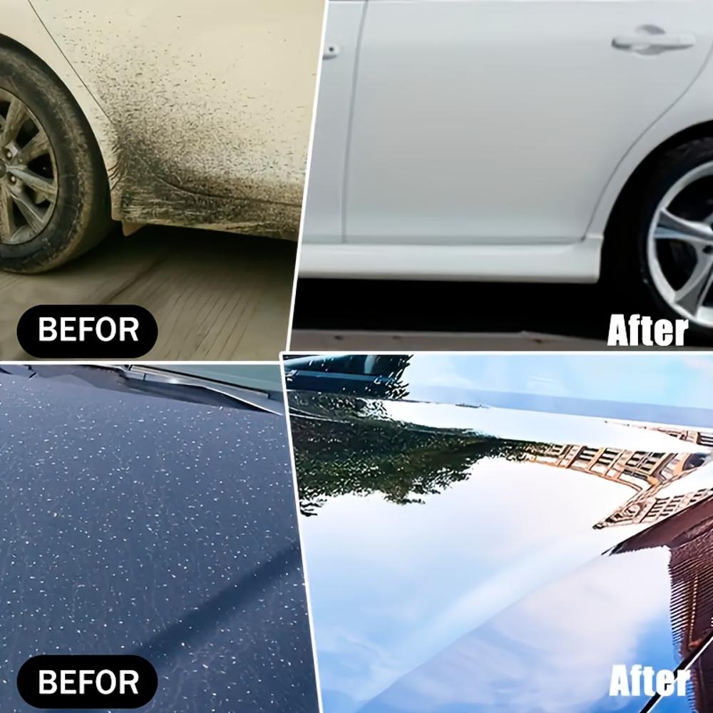 Car Exterior Care Liquid - High-Density Pink Foam Car Wax with Concentrated Formula | Creamy and Dense Full-Coverage Coverage |