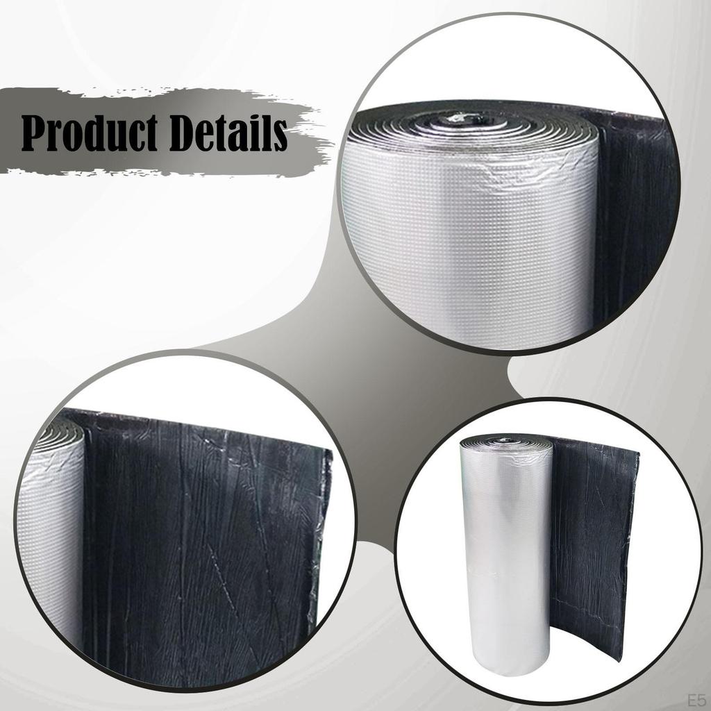 Car Heat Sound Deadening Mat Barrier Easy to Install Versatile Deadener Material for RV