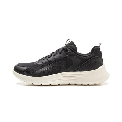 Li Ning Lekkie Pióro FW Amortyzacja Antypoślizgowe Odporne na Ścieranie Oddychające Niskie Buty do Biegania Męskie Czarne ARSV133-4