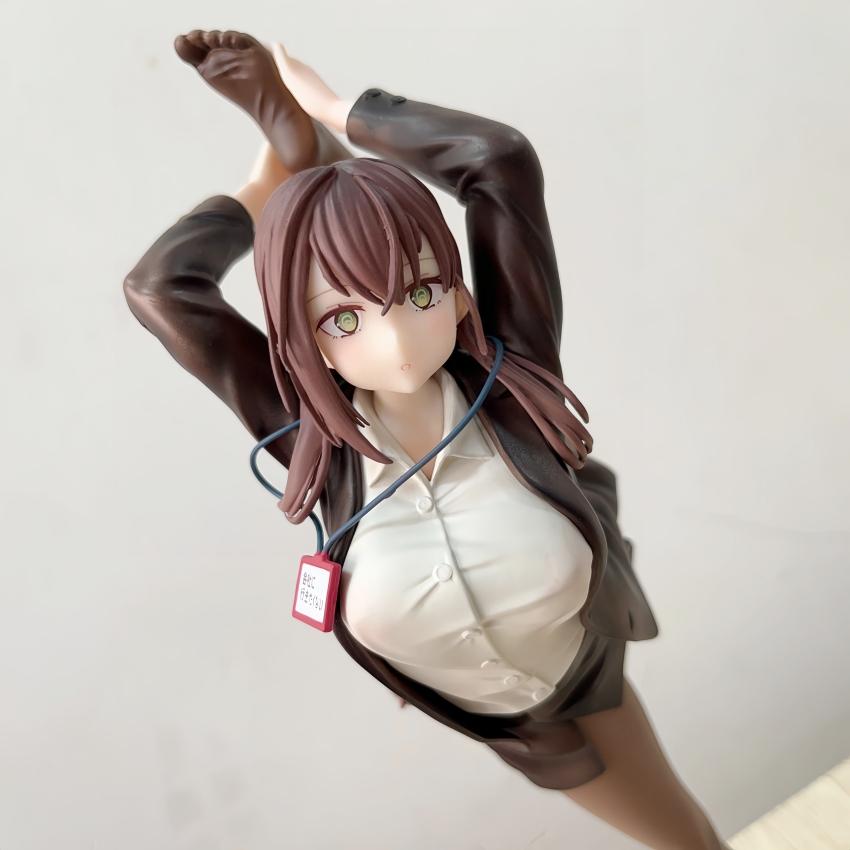 29CM Surprisingly Bendy OL-chan Who Doesn't Want To Go To Work White Figure PVC Game Statue Anime Model Action Adult Doll Toys