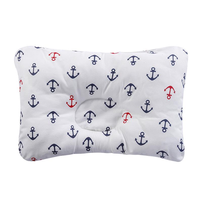 100% Cotton Baby Pillow Baby Pillow Baby Sleep Correction Pillow Fashion Cartoon Pillow Anti-headrest Breathable Four Seasons Pillow
