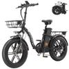 Electric Bicycle Keteles KF9 1000W Motor 20" Fat Tire Foldable Adult Electric Bike 48V 35AH Hydraulic Brakes Max Load 150Kg 7 Speed
