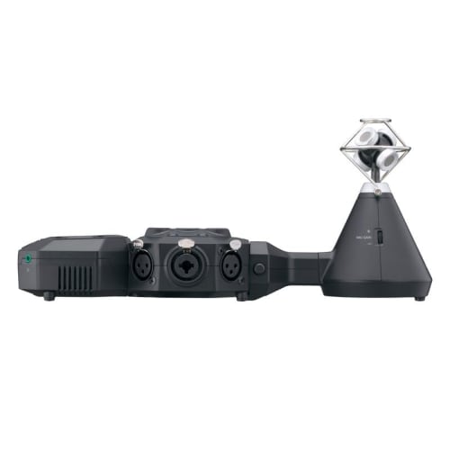 ZOOM VRH-8 VR Microphone (Black) for H8/Q8n-4K, Ambisonics, Equipped with Four Condenser Microphones, 360 Audio Recording