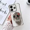 Funny Sad Hamster Meme Plating Phone Case For Xiaomi Redmi Note 14 15 Pro Plus 13 12 11 11S 11T 10 9S 9 5G Anti-Fall Airabag Cov